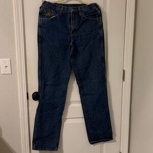 Cinch Men's Relaxed Fit Jeans in Deep Blue